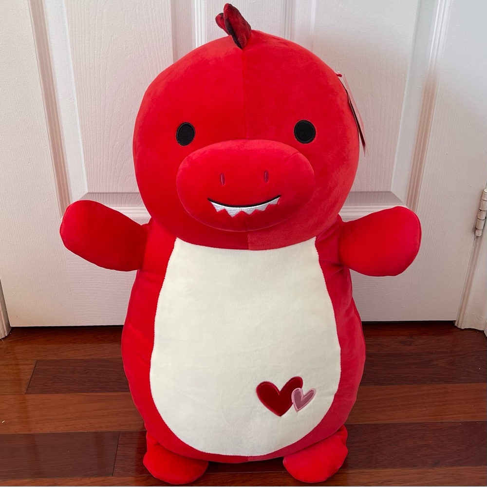 Duster the Red Dinosaur Hug Mee 20” Squishmallow